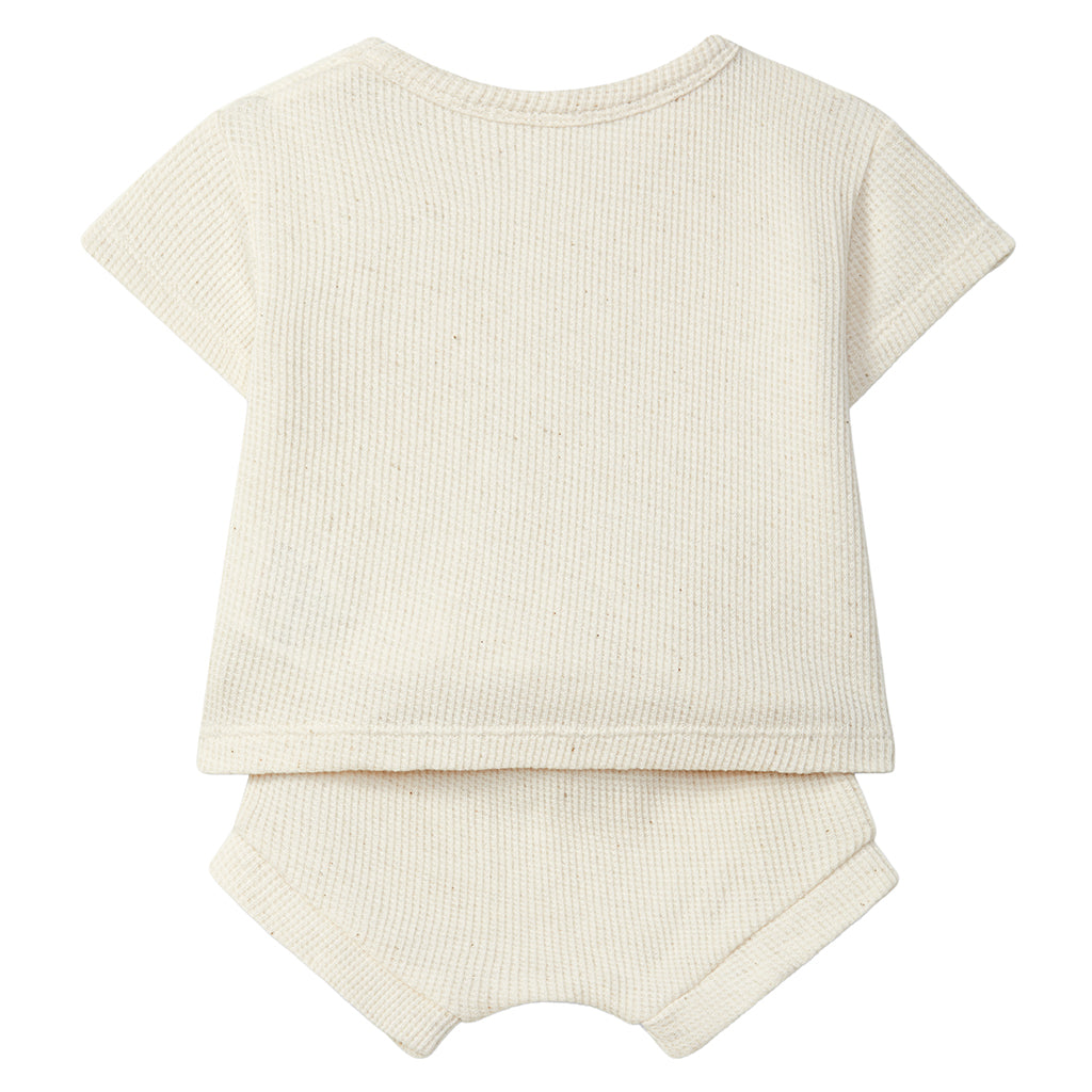 Snug Baby Two Piece Set Linen Cream