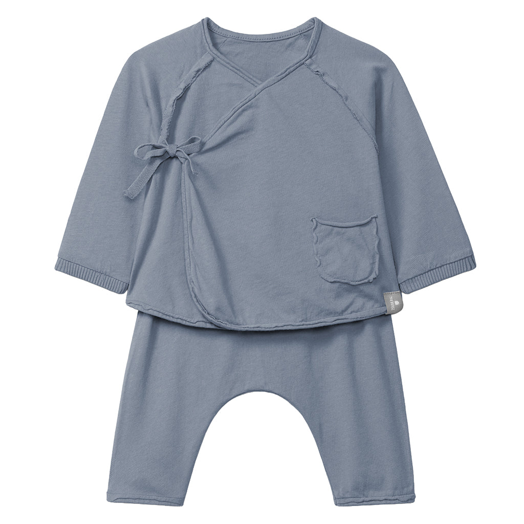 Snug Baby Two Piece Wrap Set Indigo Blue