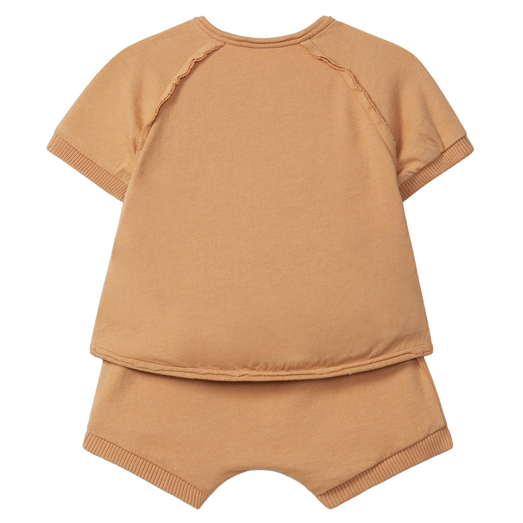 Snug Baby Two Piece Set Ochre Yellow