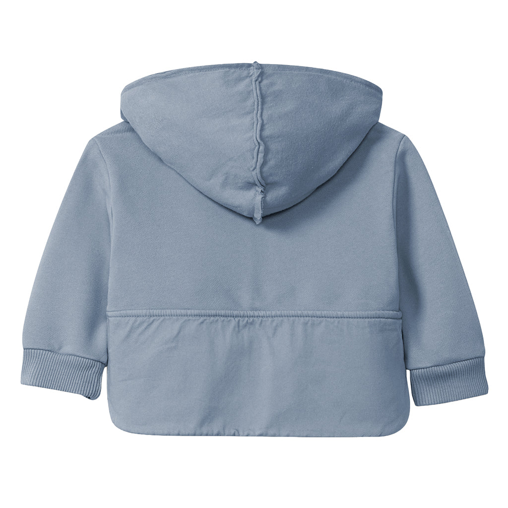 Snug Baby Plush Hooded Jacket Indigo Blue