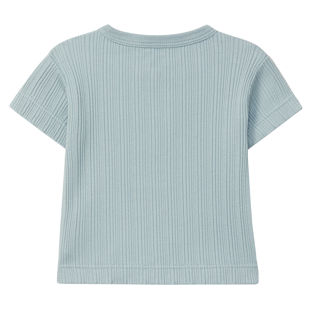 Snug Baby And Child Henley T-shirt Mint Blue