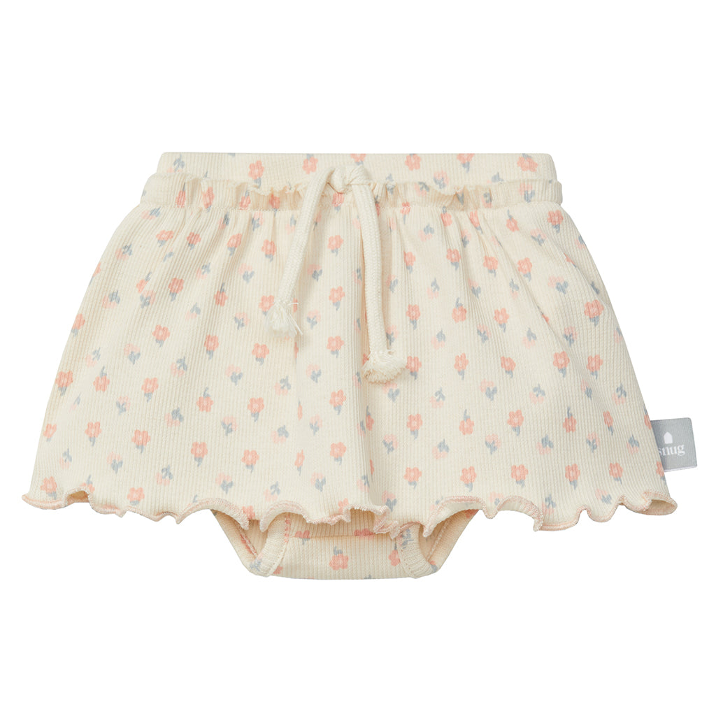 Snug Baby And Child Skirt With Bloomers Pink Floral