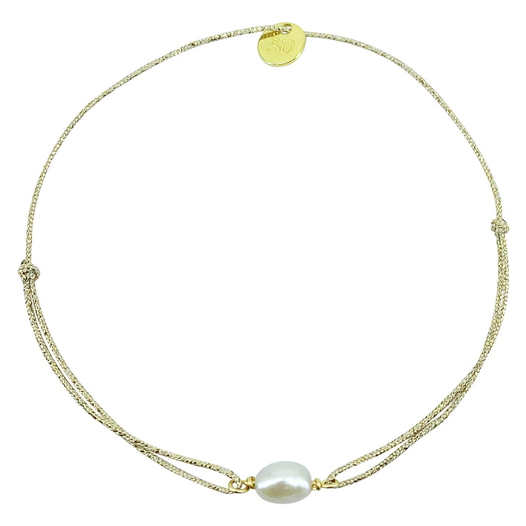 Sophie Deschamps Bijoux Lagoon Bracelet White Mother of Pearl