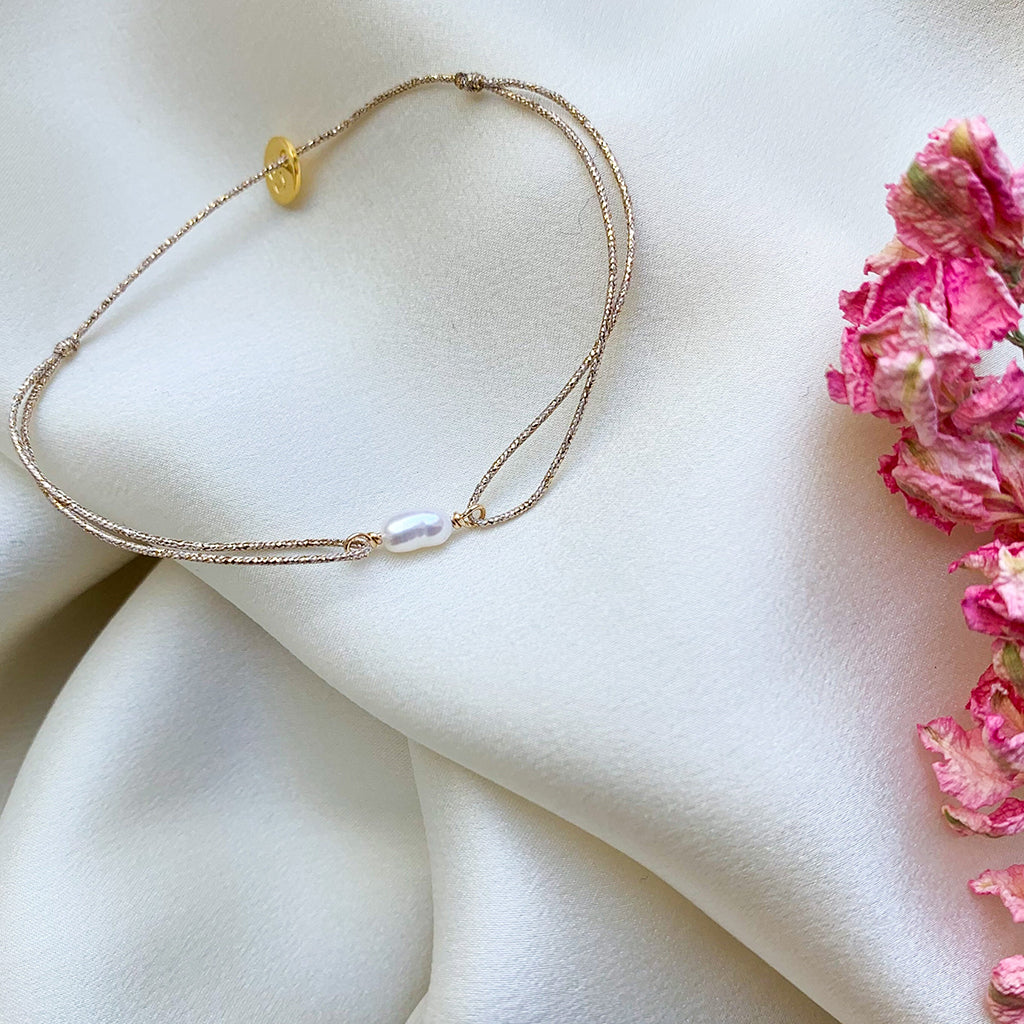 Sophie Deschamps Bijoux Lagoon Bracelet White Mother of Pearl
