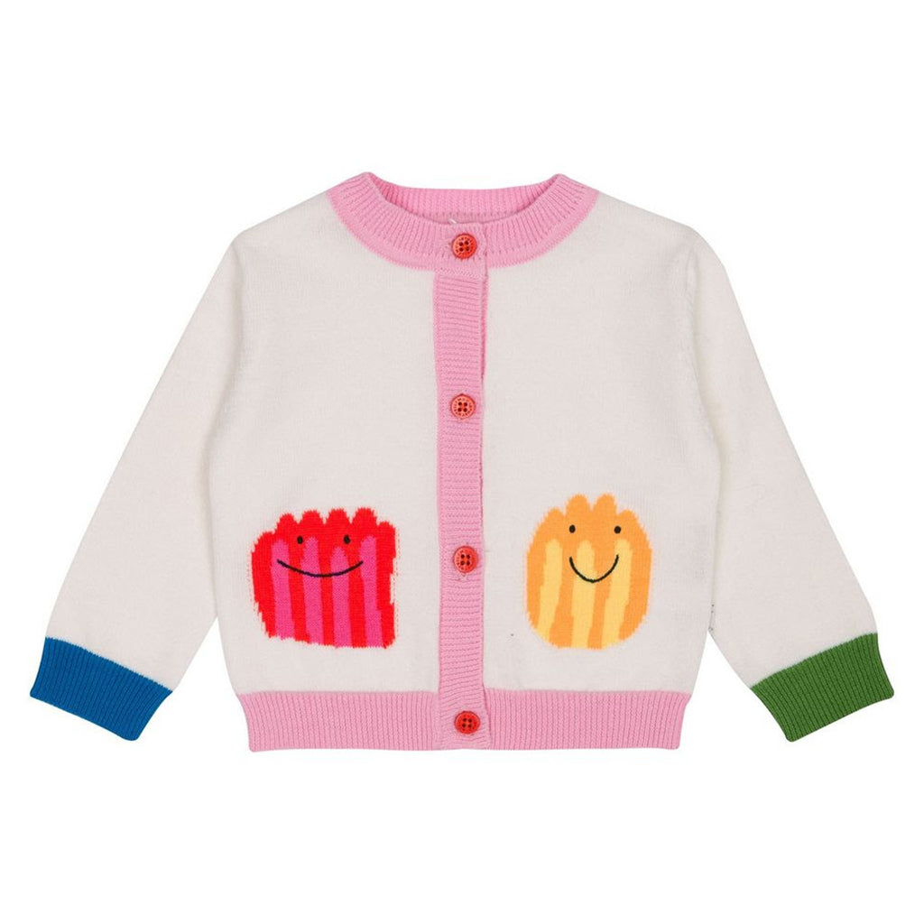 Stella McCartney Baby Cardigan With Jellies White