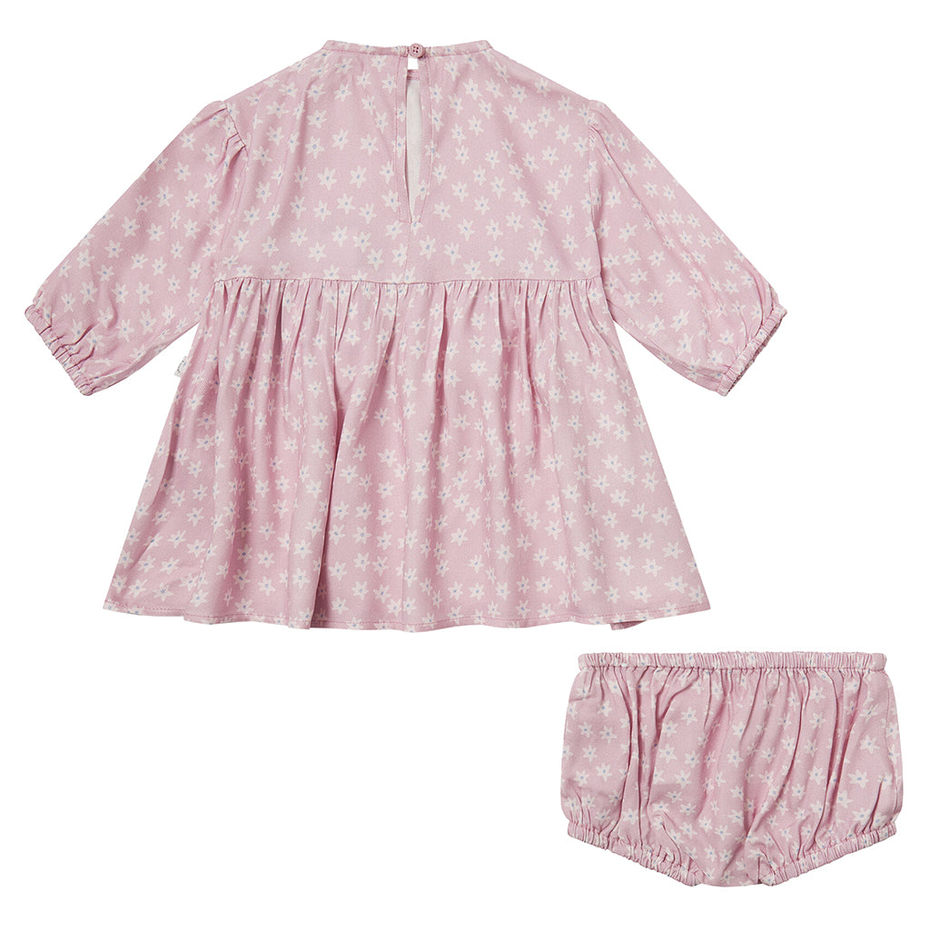 Stella McCartney Baby Dress With Bloomers Floral Print Pink