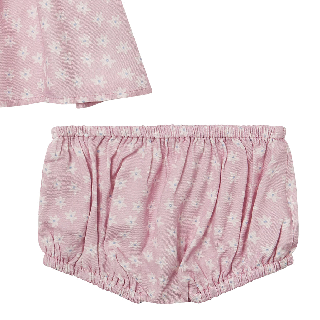 Stella McCartney Baby Dress With Bloomers Floral Print Pink