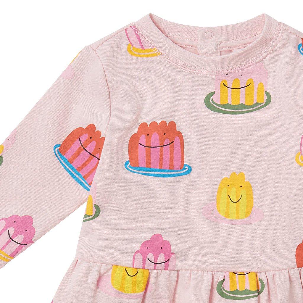 Stella McCartney Baby Dress With Jelly Print Pink