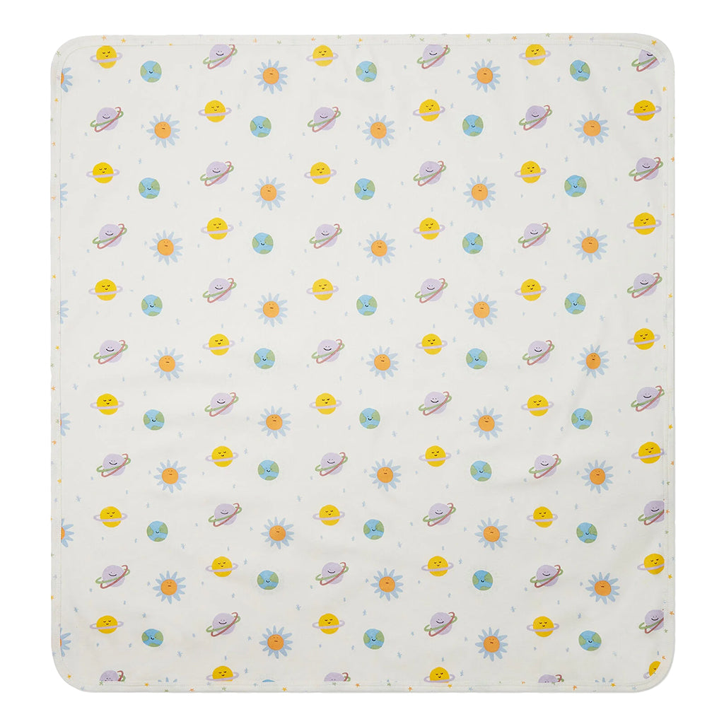 Stella McCartney Baby Four Piece Set Planets Print White