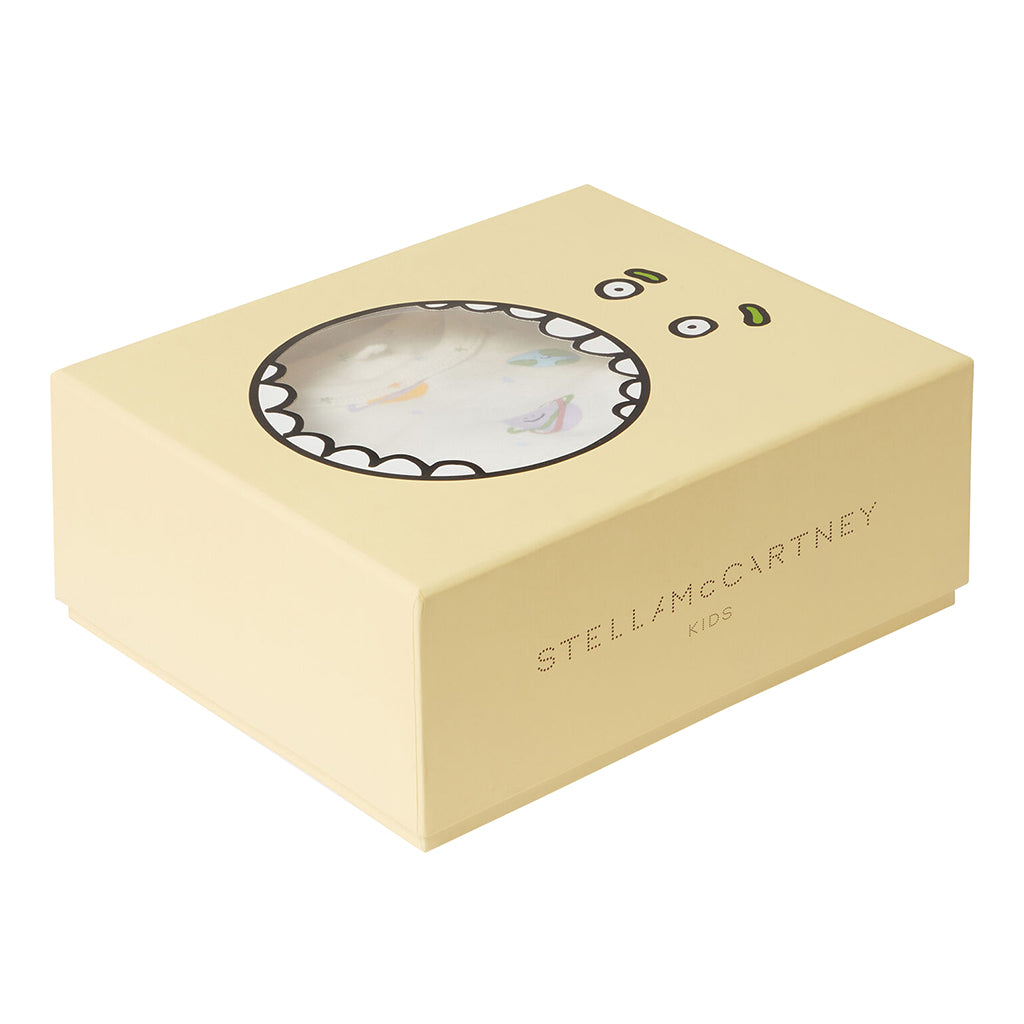 Stella McCartney Baby Four Piece Set Planets Print White