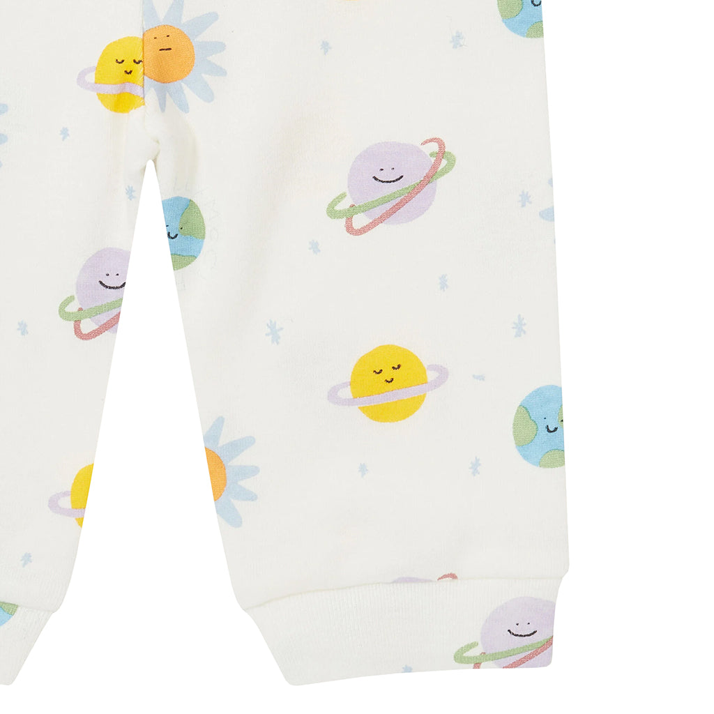 Stella McCartney Baby Leggings With Planets Print White