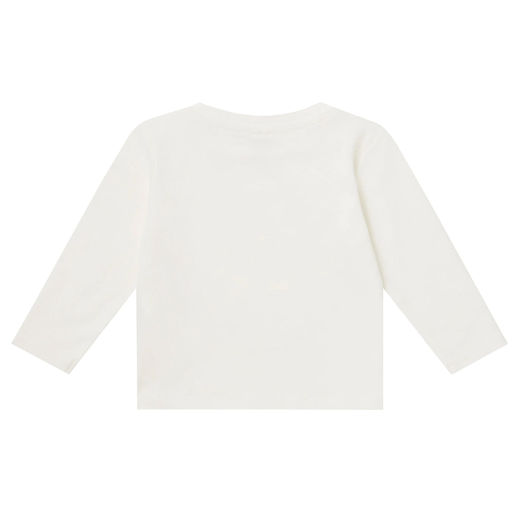Stella McCartney Baby T-Shirt With Earth Print White