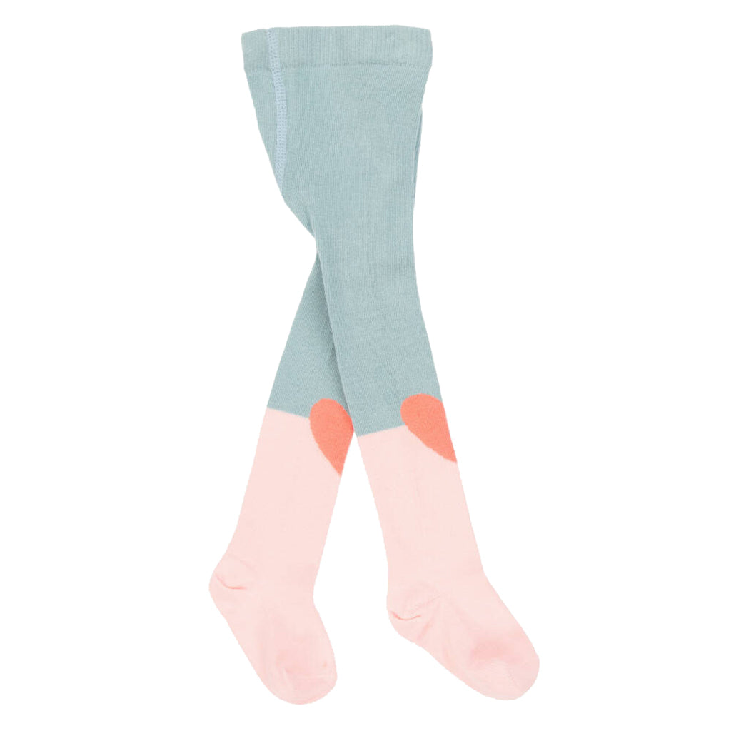 Stella McCartney Baby Tights With Hearts Pink And Blue