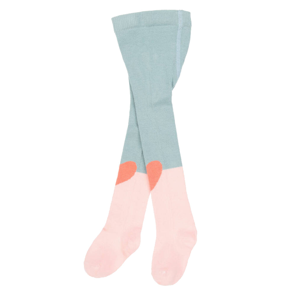 Stella McCartney Baby Tights With Hearts Pink And Blue