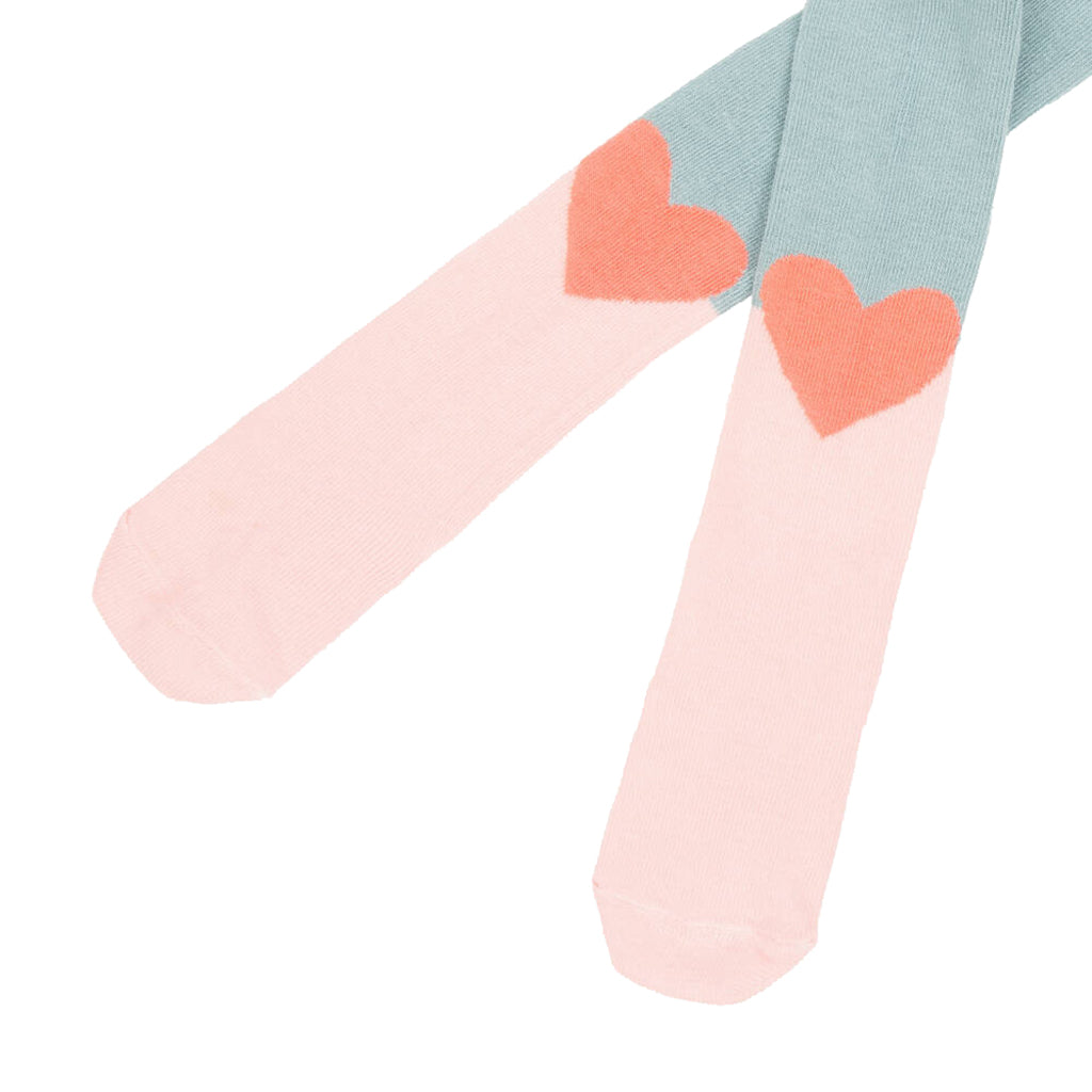 Stella McCartney Baby Tights With Hearts Pink And Blue