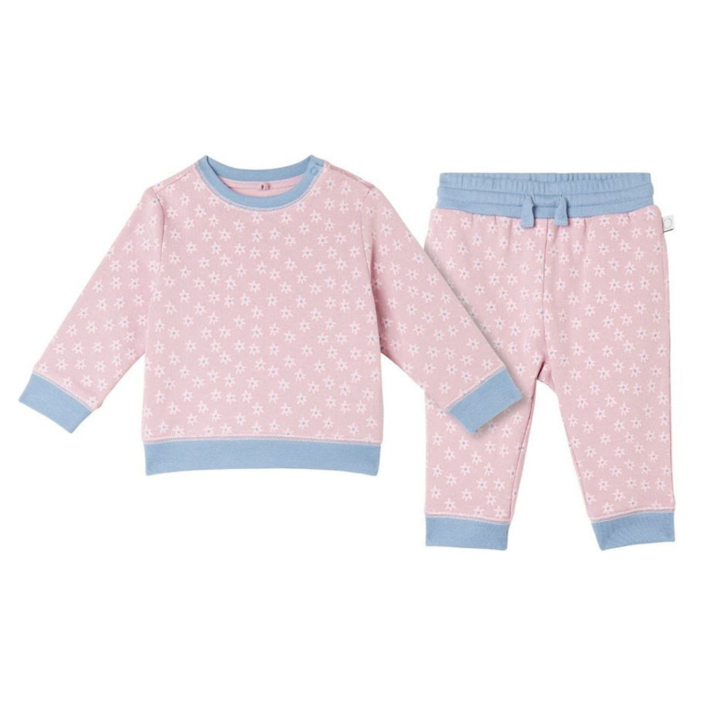 Stella McCartney Baby Tracksuit With Ditsy Flower Print Pink