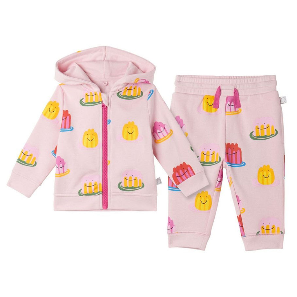 Stella McCartney Baby Tracksuit With Jelly Print Pink