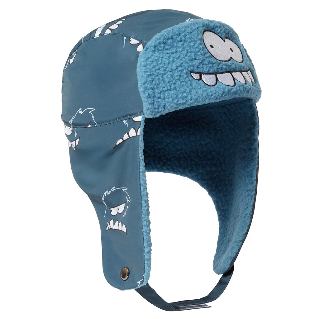 Stella McCartney Child Hat With Yeti Print Blue