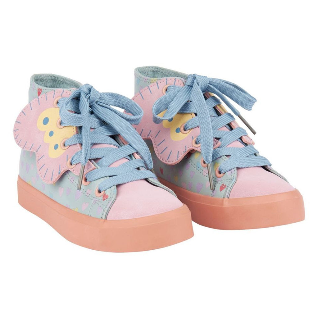 Stella McCartney Child Shoes With Hearts Print Multicolour