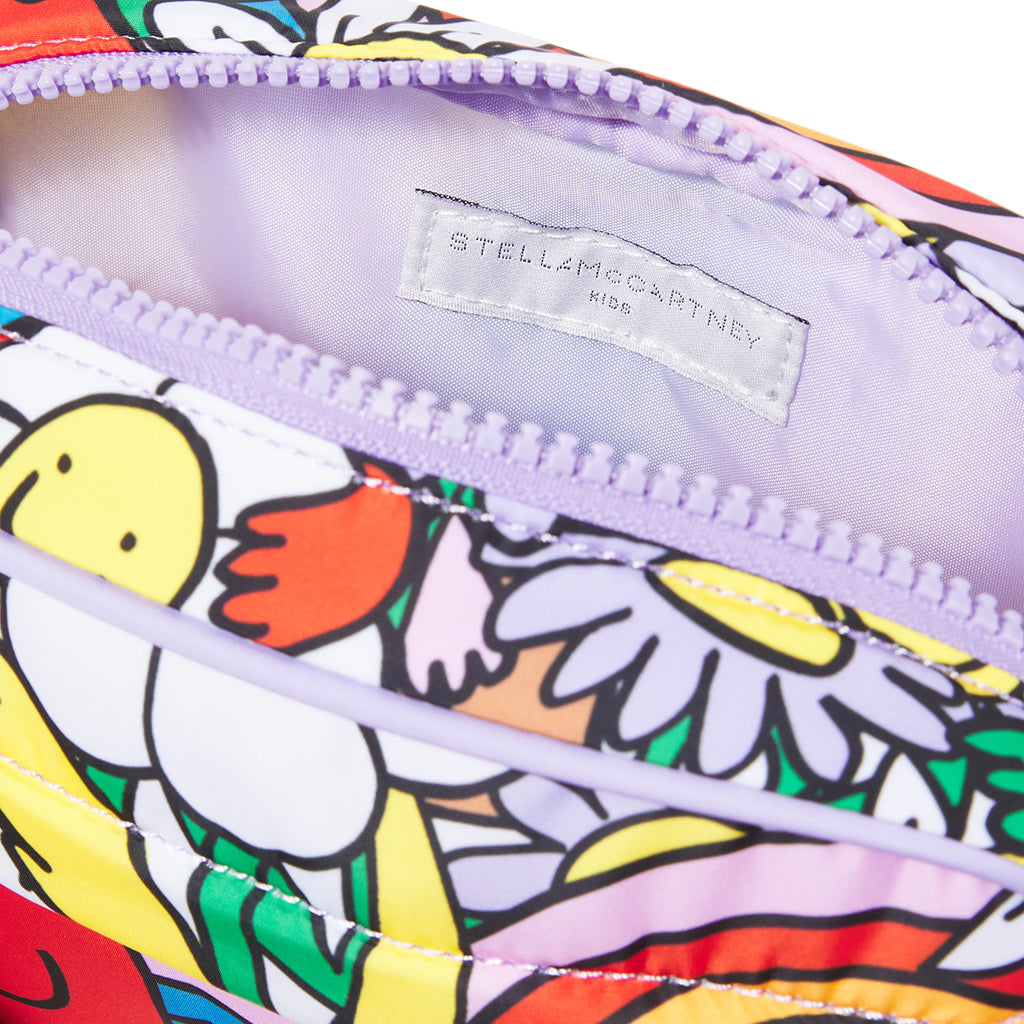 Stella McCartney Child Shoulder Bag With Earth Gang Print Multicolour