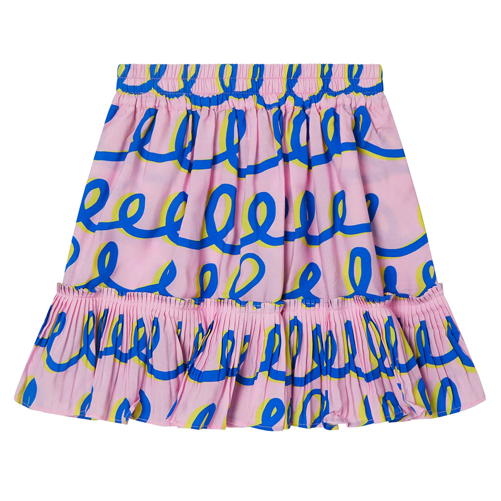 Stella McCartney Child Skirt With Squiggle Print Pink