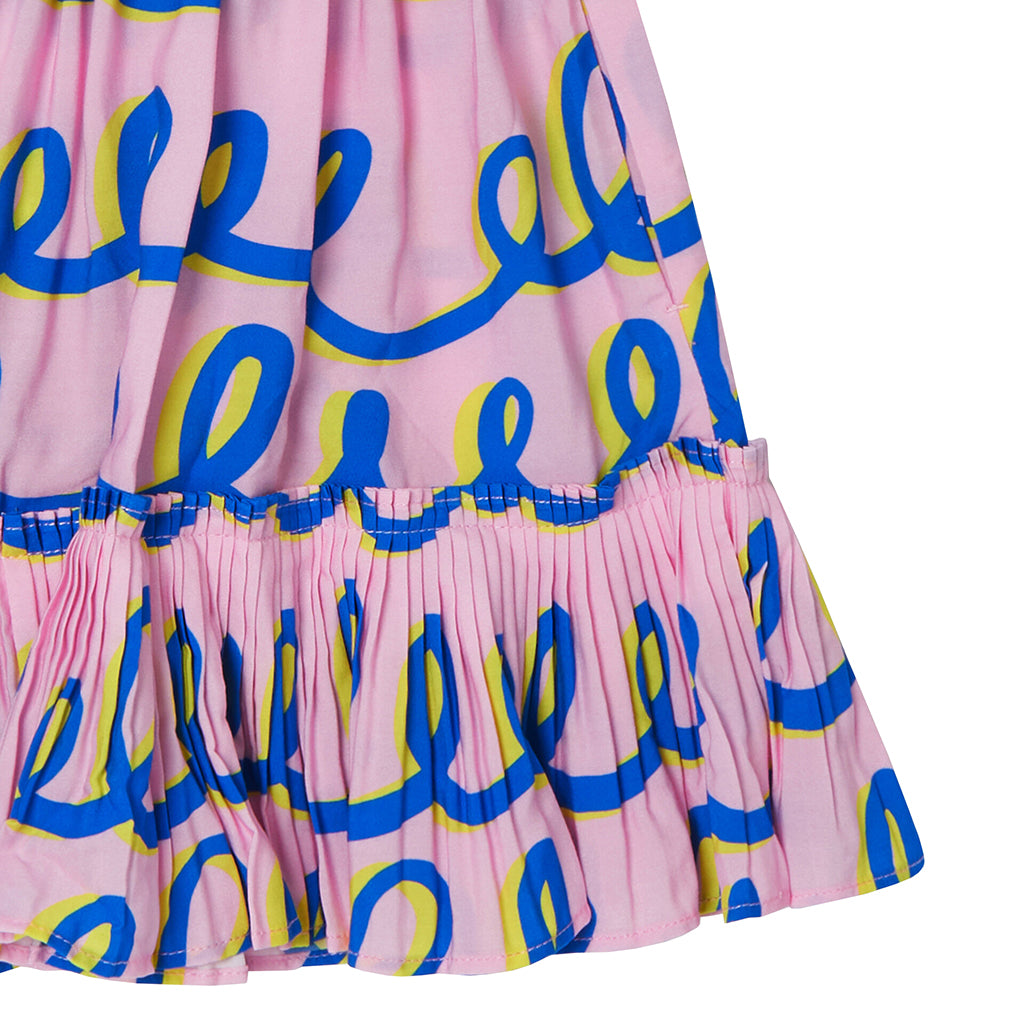 Stella McCartney Child Skirt With Squiggle Print Pink