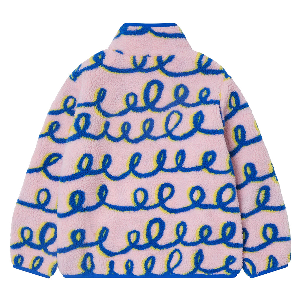 Stella McCartney Child Teddy Jacket Squiggle Print Pink