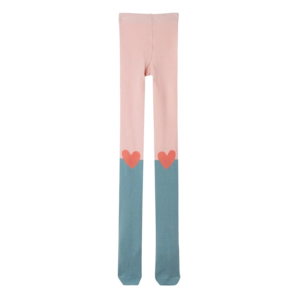 Stella McCartney Child Tights With Hearts Pink And Blue