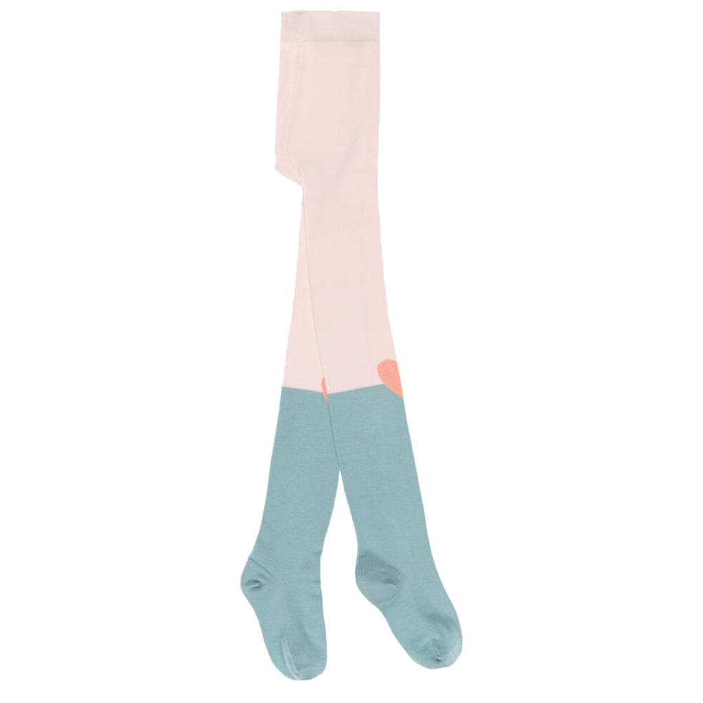Stella McCartney Child Tights With Hearts Pink And Blue