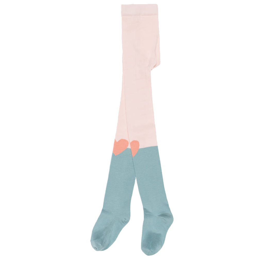 Stella McCartney Child Tights With Hearts Pink And Blue