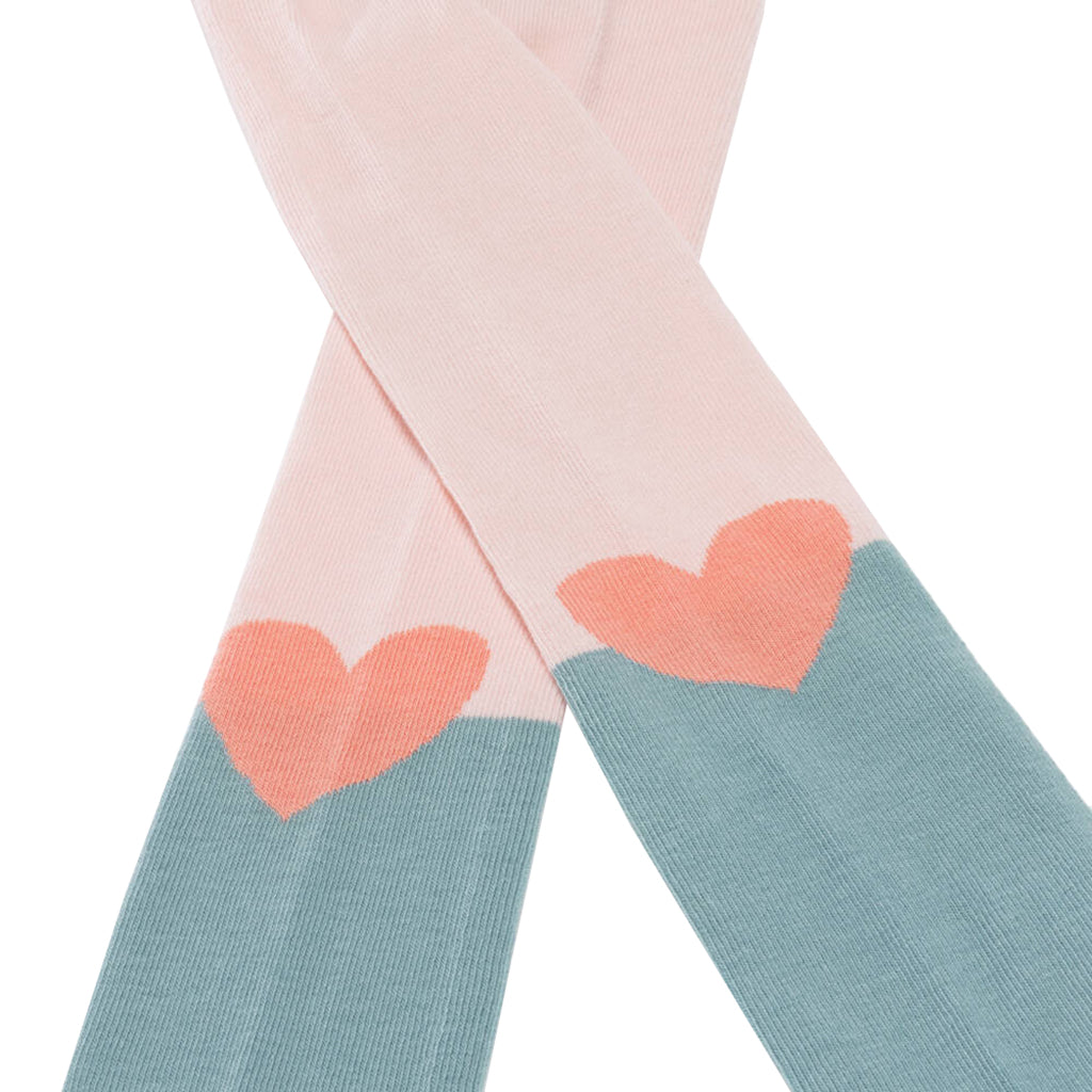 Stella McCartney Child Tights With Hearts Pink And Blue