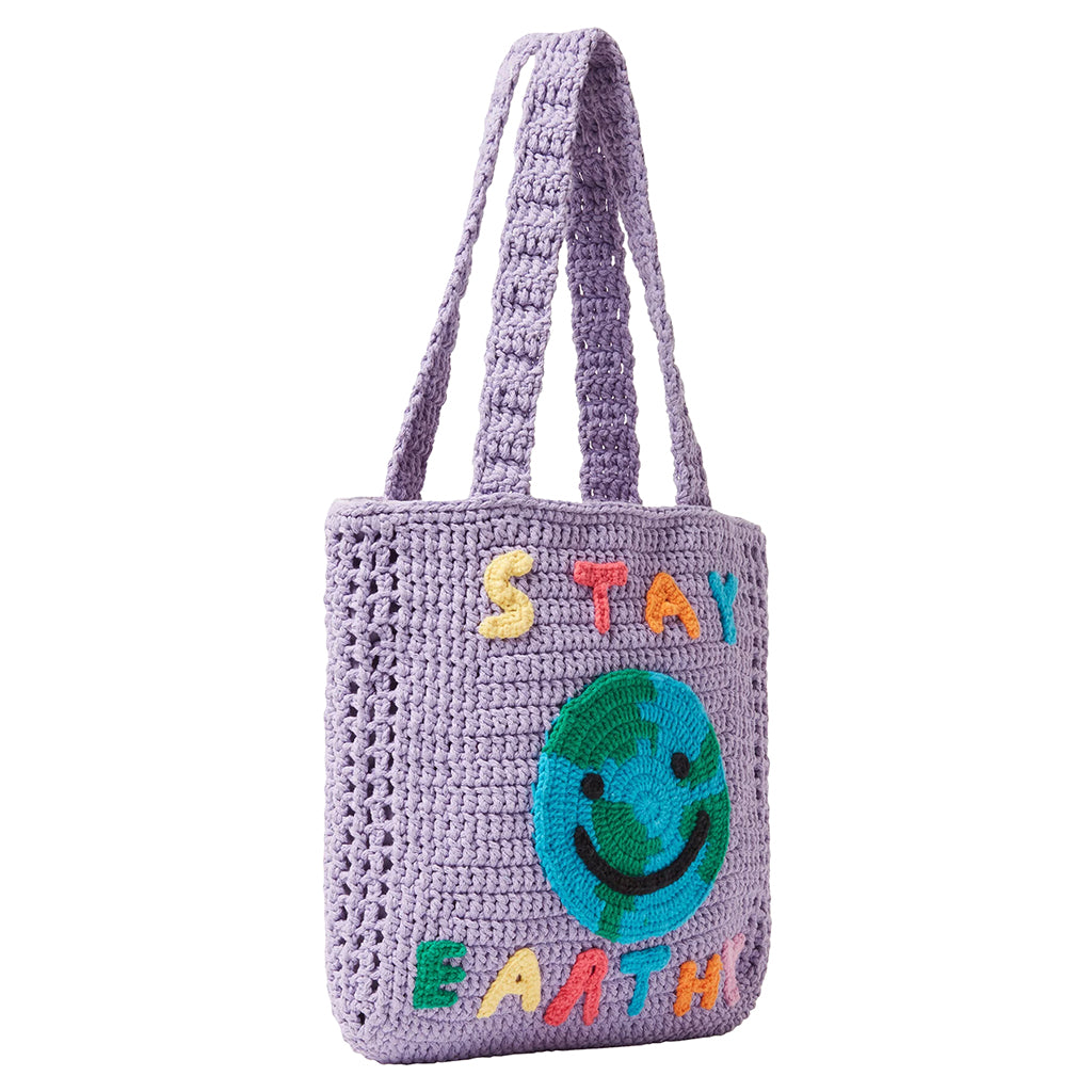 Stella McCartney Child Tote Bag Stay Earthy Purple