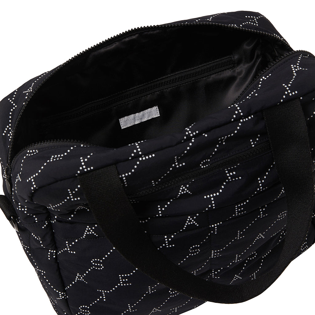 Stella McCartney Monogram Diaper Bag Black