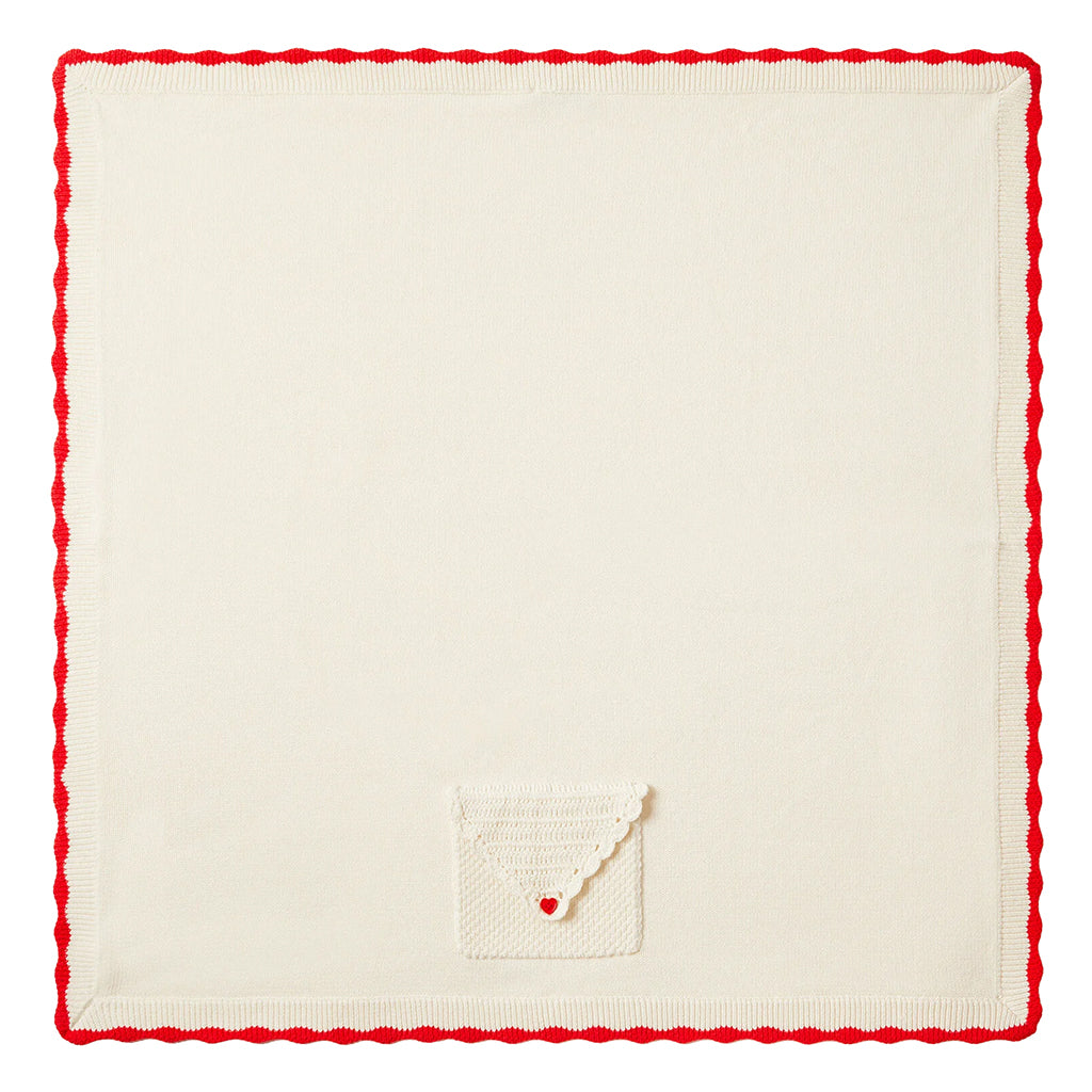 Stella McCartney Baby Knit Blanket White