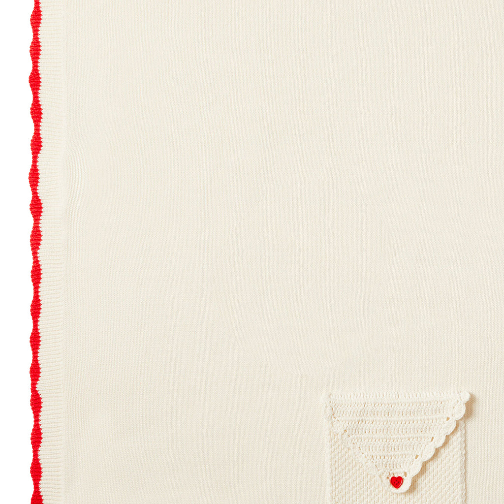 Stella McCartney Baby Knit Blanket White