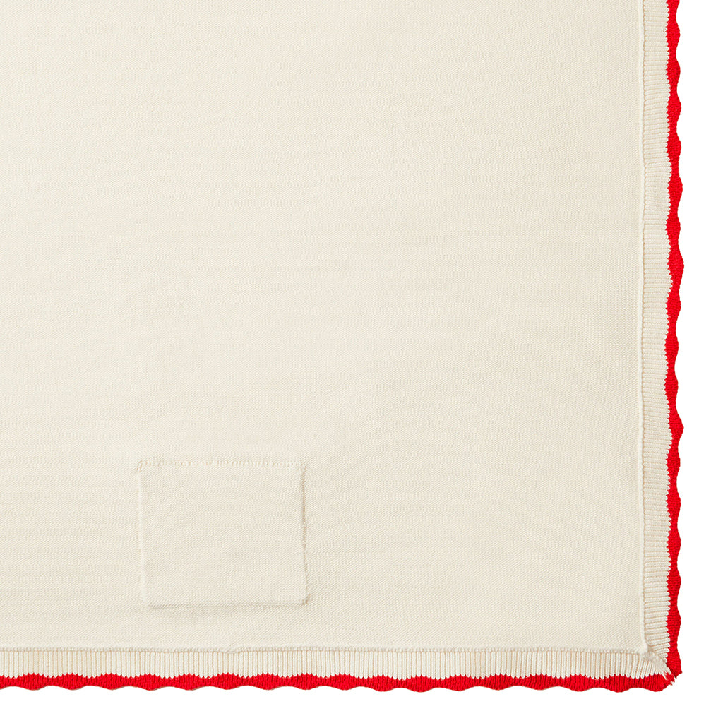 Stella McCartney Baby Knit Blanket White