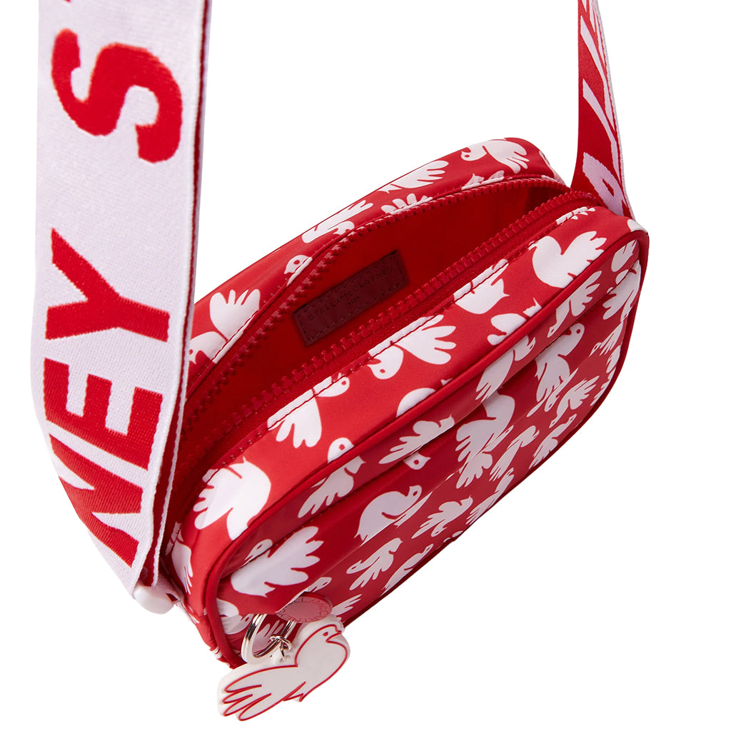 Stella McCartney Child Shoulder Bag Dove Print Red