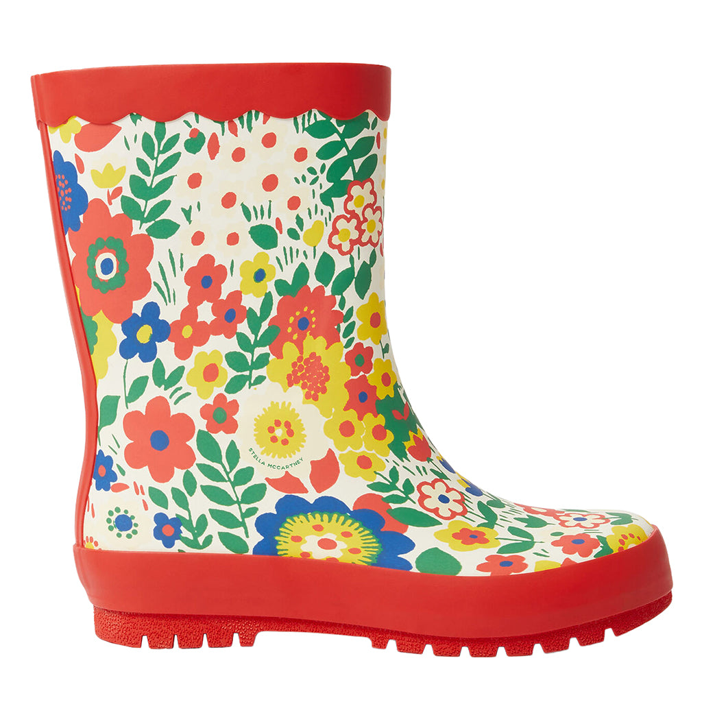 Stella McCartney Child Rain Boots Multicolour Floral Print