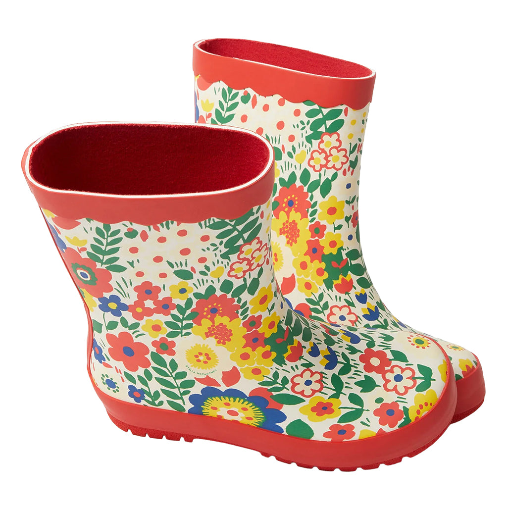 Stella McCartney Child Rain Boots Multicolour Floral Print