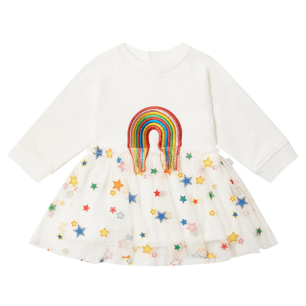 Stella McCartney Baby Fleece Dress White