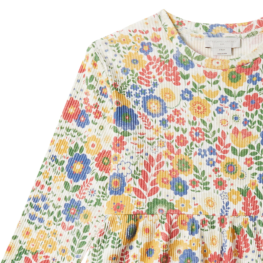 Stella McCartney Child Dress Multicolour Flowers Print