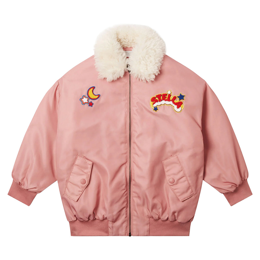 Stella McCartney Child Jacket With Patches Pink