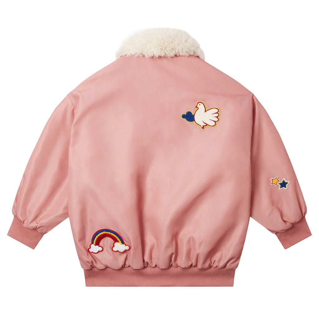 Stella McCartney Child Jacket With Patches Pink