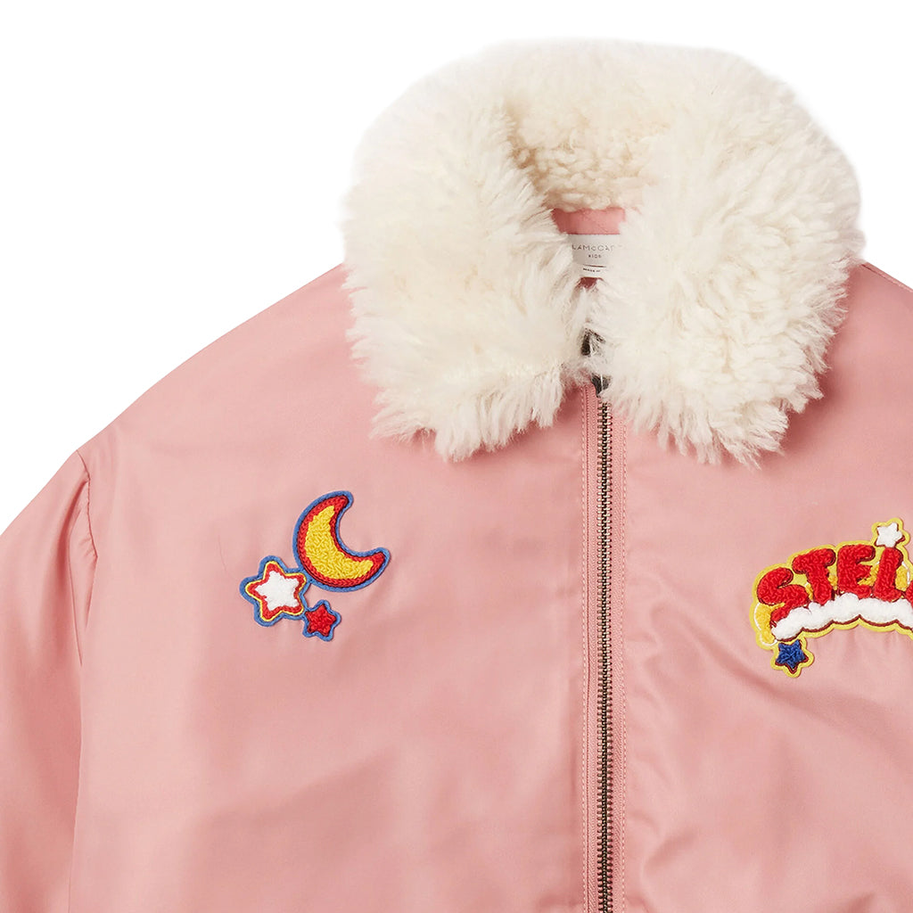 Stella McCartney Child Jacket With Patches Pink