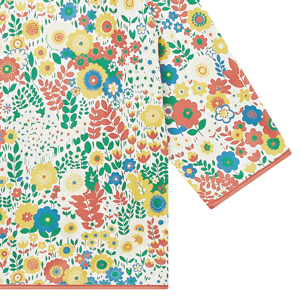 Stella McCartney Child Hooded Jacket Multicolour Flowers Print
