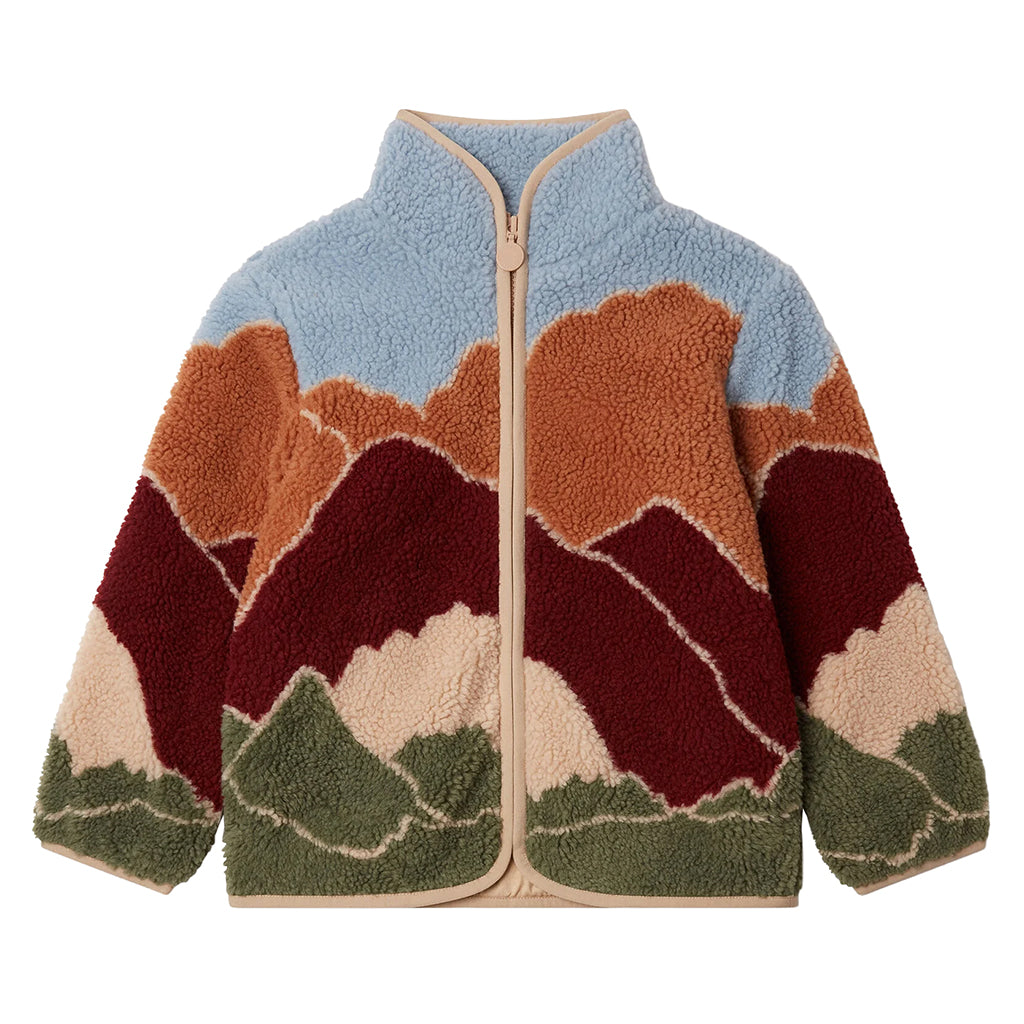 Stella McCartney Child Teddy Jacket Brown Mountain