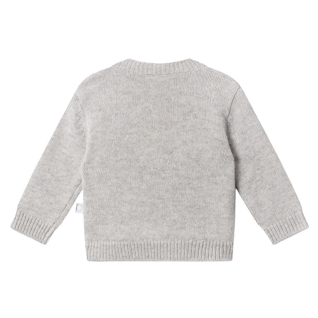 Stella McCartney Baby Sweater Tiger Graphic Grey