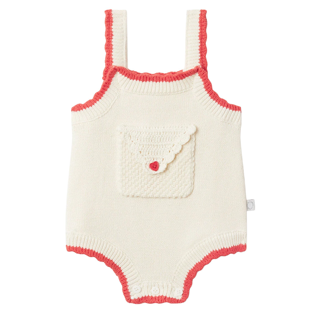 Stella McCartney Baby Knit Bodysuit White