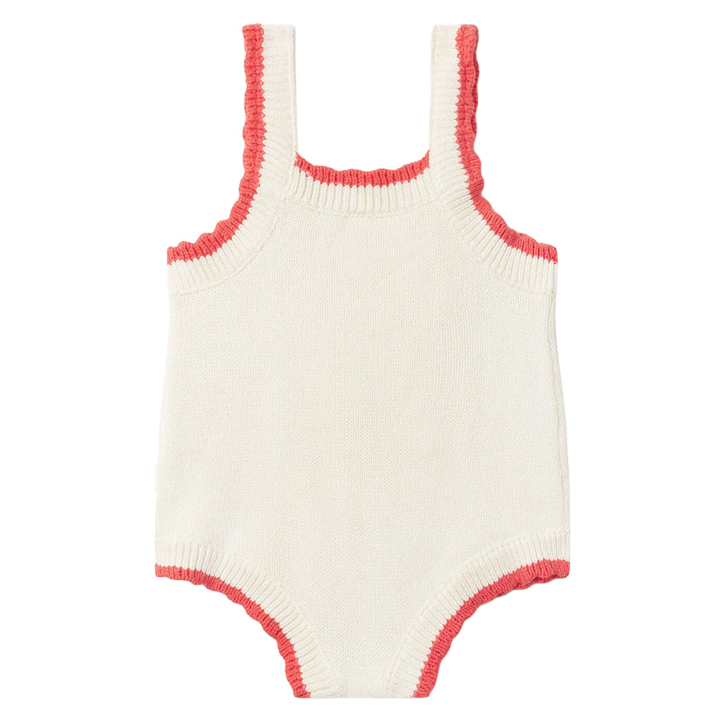 Stella McCartney Baby Knit Bodysuit White