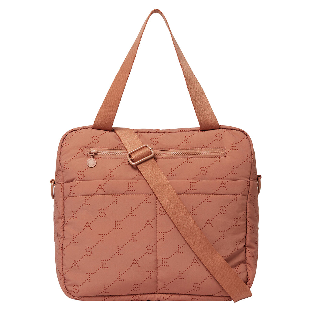 Stella McCartney Monogram Diaper Bag Brown